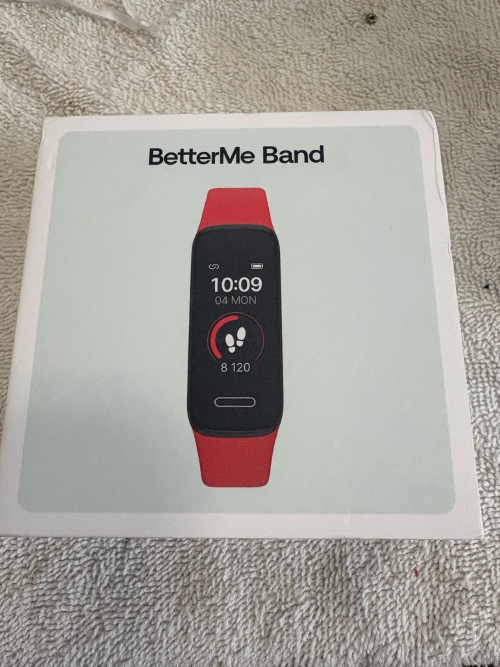 BetterMe Band Heart Sleep Step Activity Time Tracker Red NEW In Box